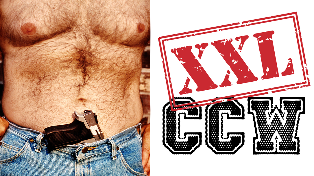 We've compiled a list of ways to carry concealed if you're a big and tall guy!