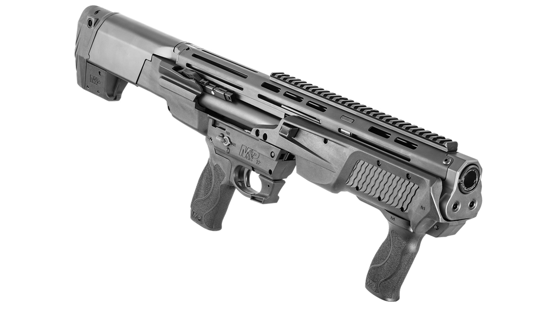 The S&W M&P12 Bullpup Shotgun brings compact firepower.