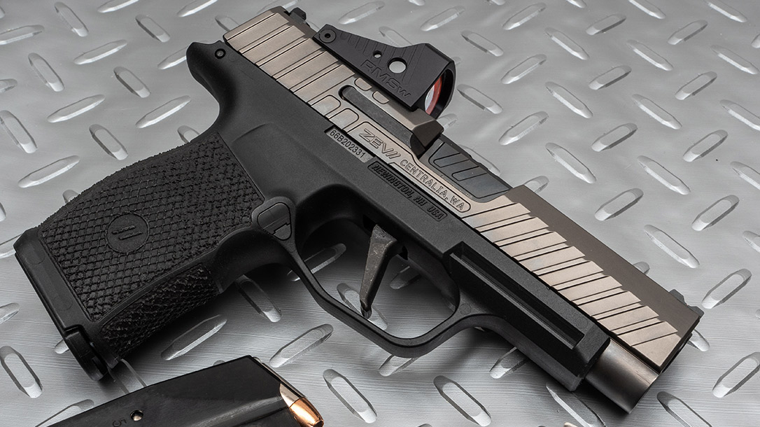 The Z365XL, custom Sig P365XL, from Zev Technologies.