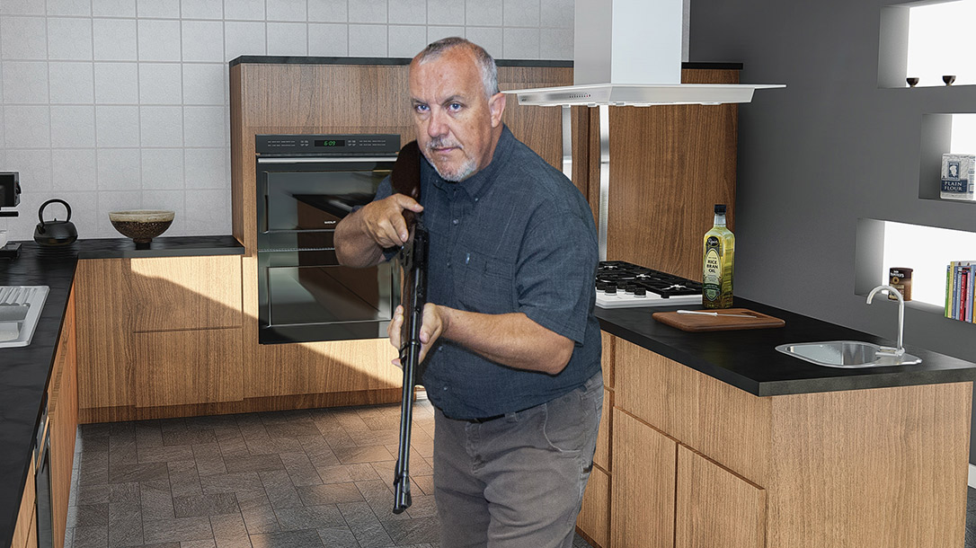 Lever action rifles, like the Mossberg Model 464 can make great home defense rifles.