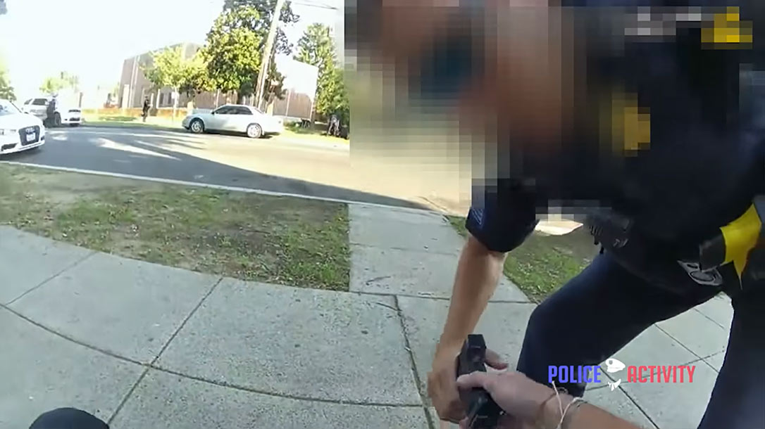 Stress related law enforcement officer suffers panic attack.