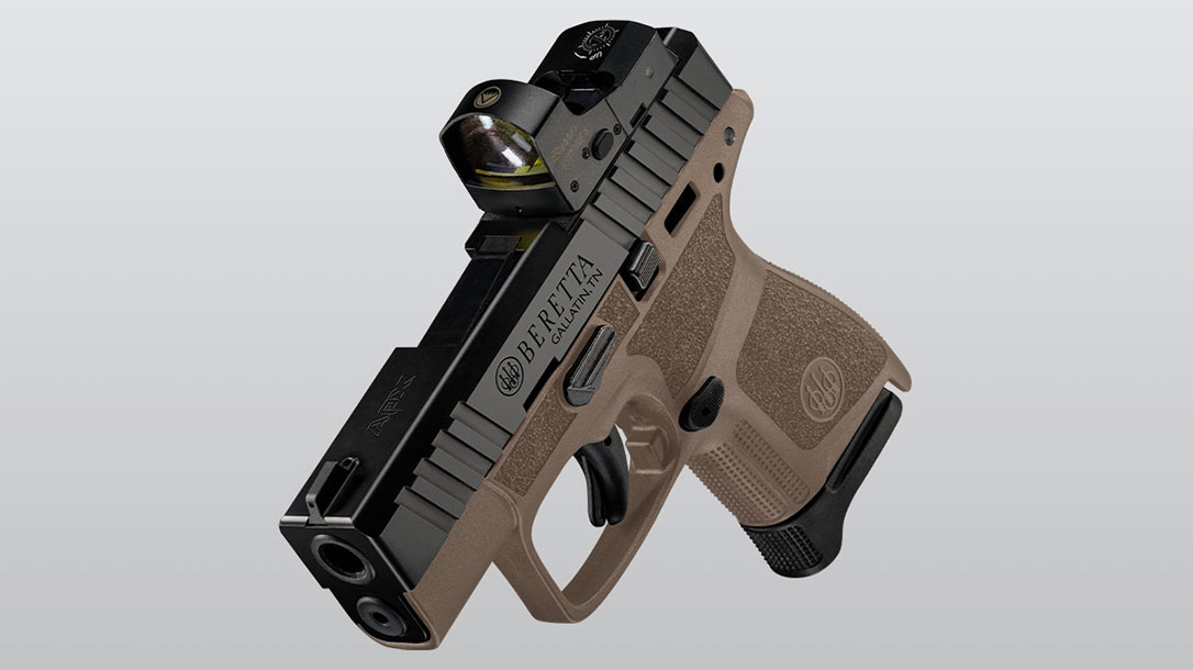 The Beretta APX A1 Carry in Flat Dark Earth.