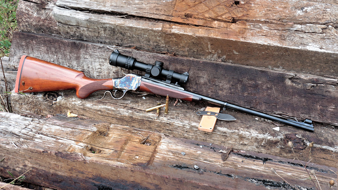 The Uberti 1885 Courteney Stalking Rifle is elegant, rugged in its simplicity.