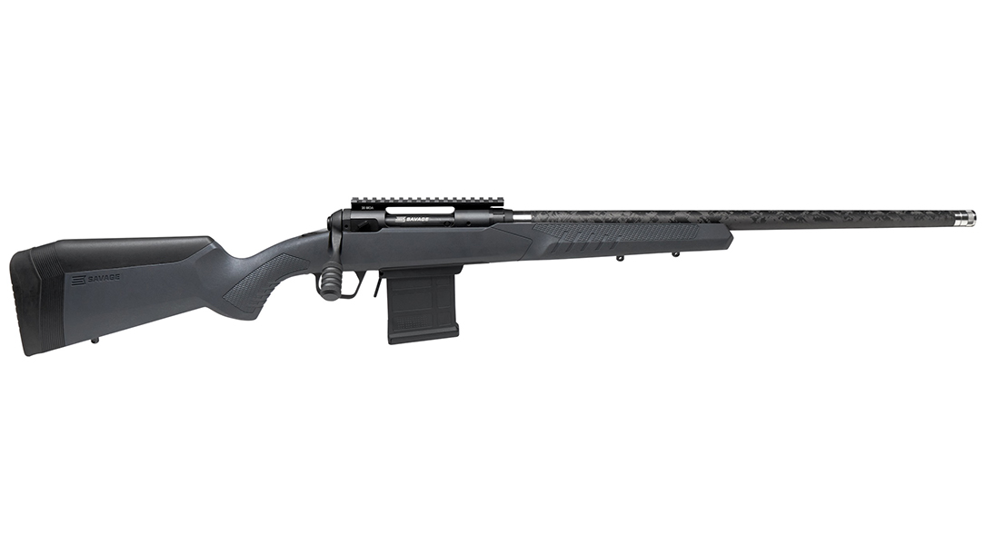 The Savage 110 Carbon Tactical shaves weight with a Proof Research barrel.