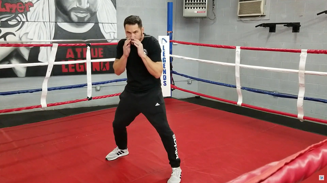 Training to Slip the Jab.