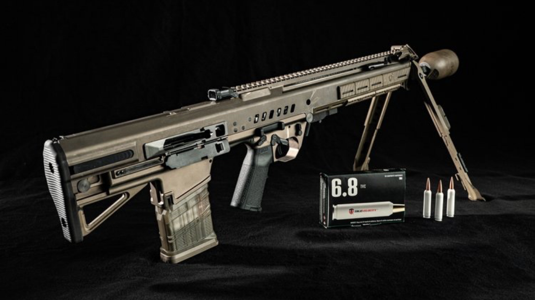 The True Velocity Genesis rifle is the civilian legal version of the Next generation squad weapon