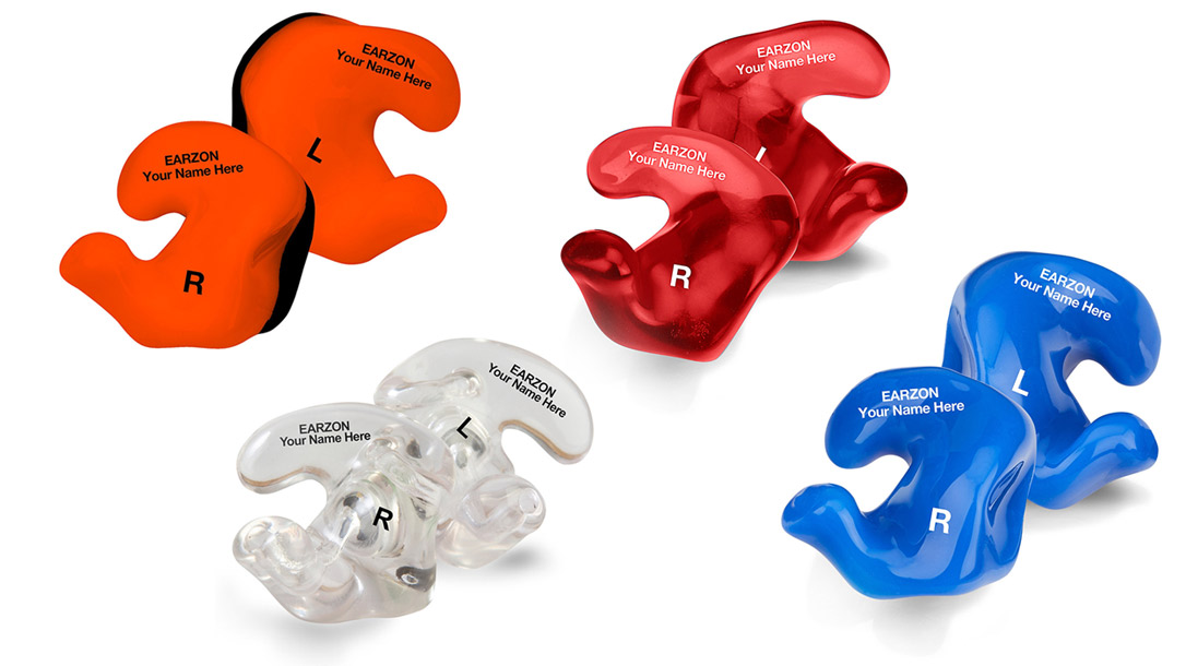 The WildEars EarzON Custom Hearing Protection.