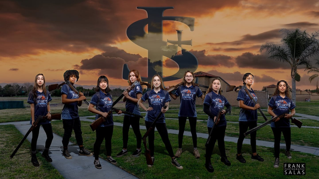 the first ever all-female shotgun sports team is pretty neat