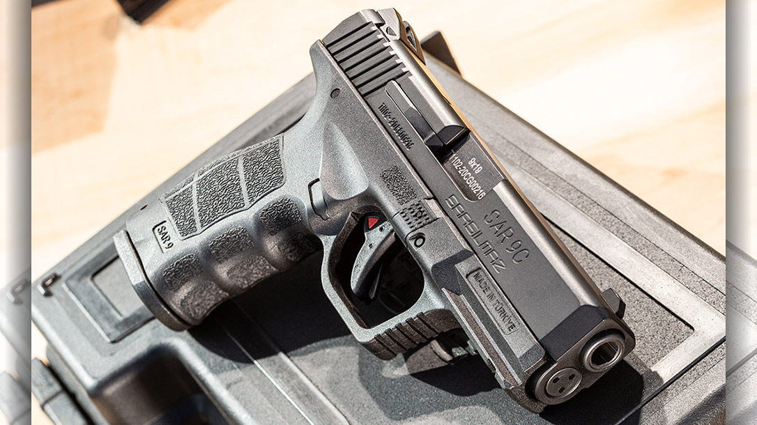 The SAR9 Compact Pistol.