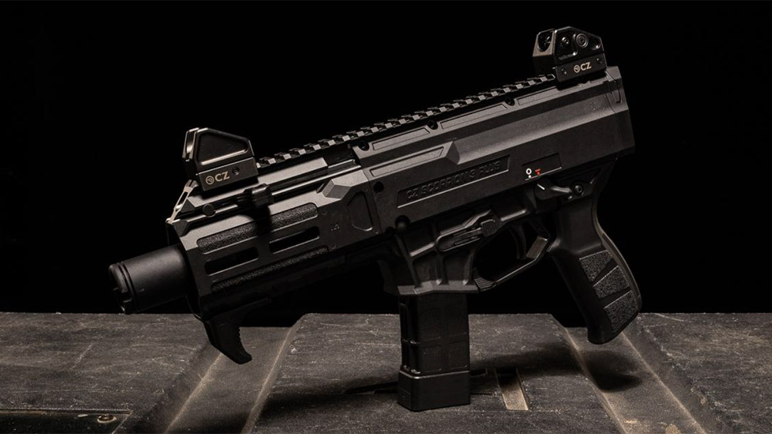 The CZ Scorpion 3+ Micro Pistol.