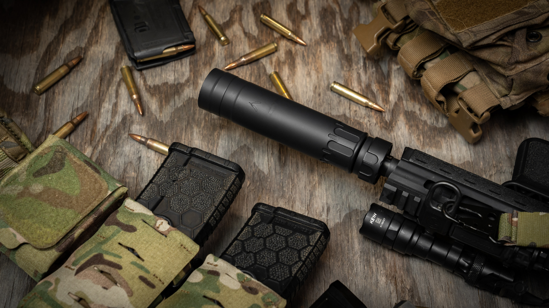 the razor556 is a new suppressor from Rugged Suppressors
