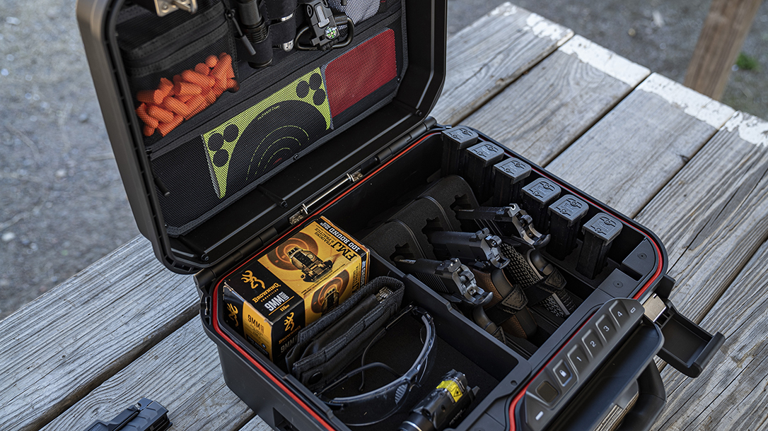 The Vaultek Lifepod features a biometric lock.