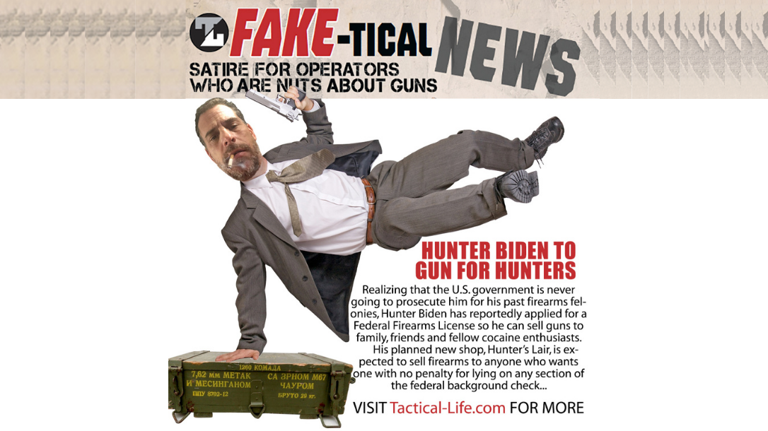 Looks like Hunter Biden is going to open a gun store!