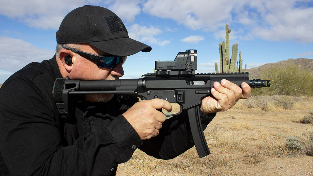 Die Hard with the Awesome Quarter Circle 10 YKMF-5 Pistol.