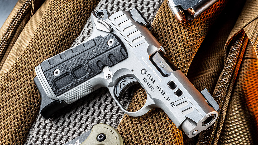 The Kimber Micro 9 Rapide Black Ice.