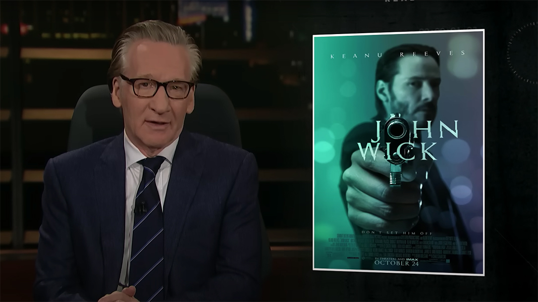 Bill Maher questioned movie violence and its potential connection to mass shooters.