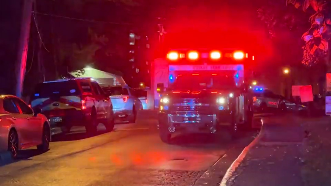 Woman with a Handgun Stops a Crazed Man from Shooting Party with an AR-15.