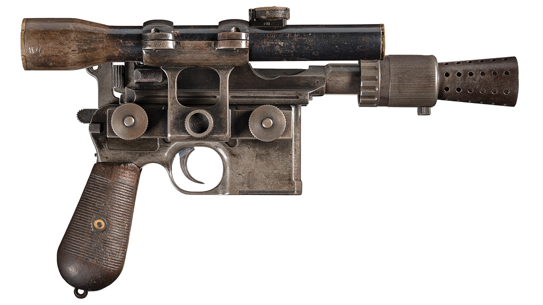 The Han Solo Blaster brought more than $1 million at Rock Island Auction.