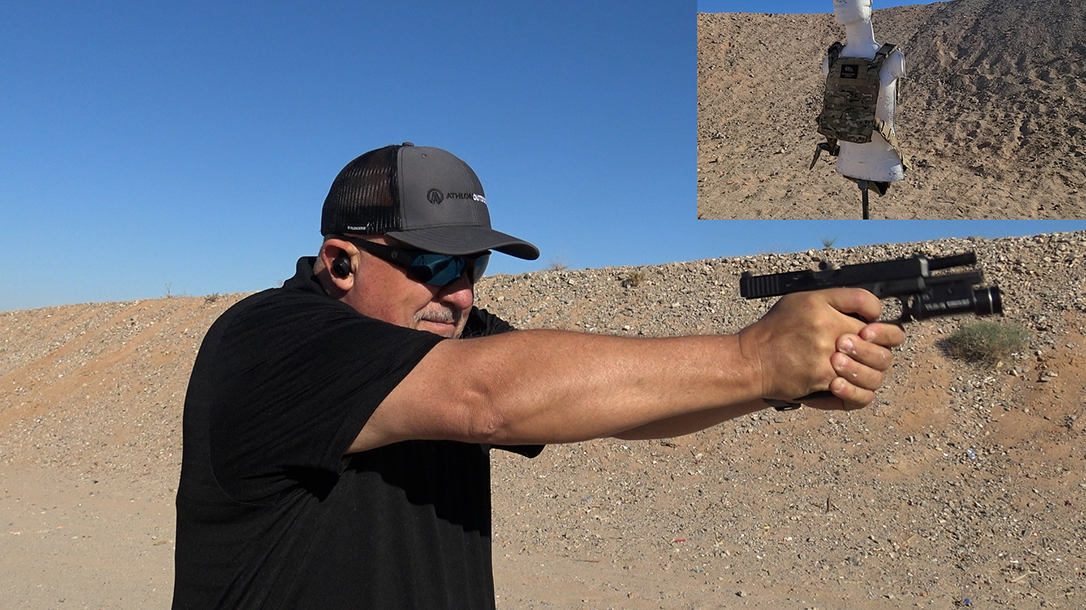 On the range testing Predator Body Armor Level III+ plates.