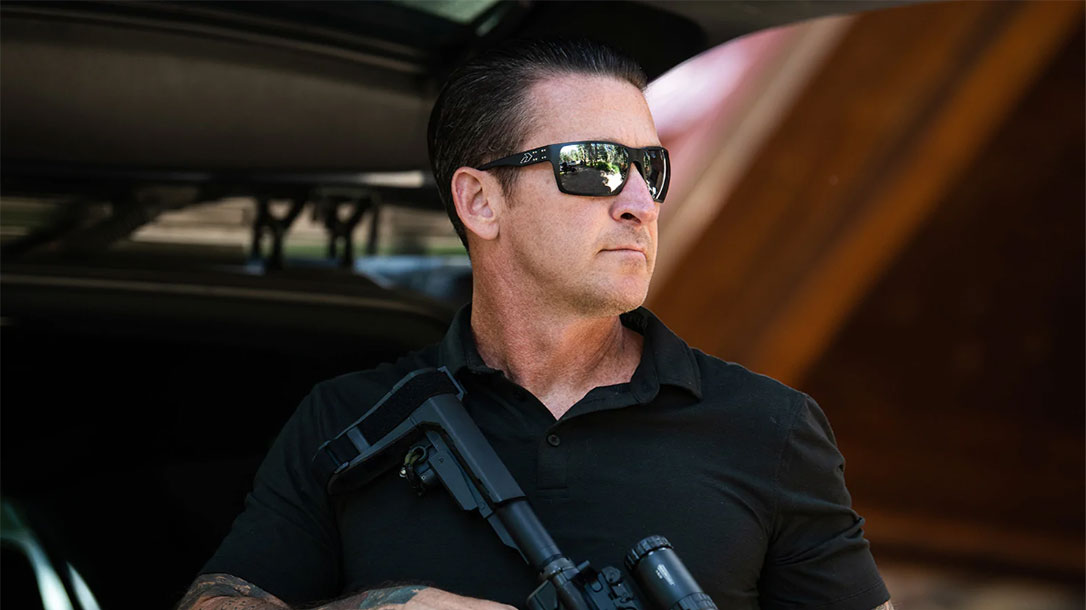 The Gatorz Marauder Ballistic Glasses.