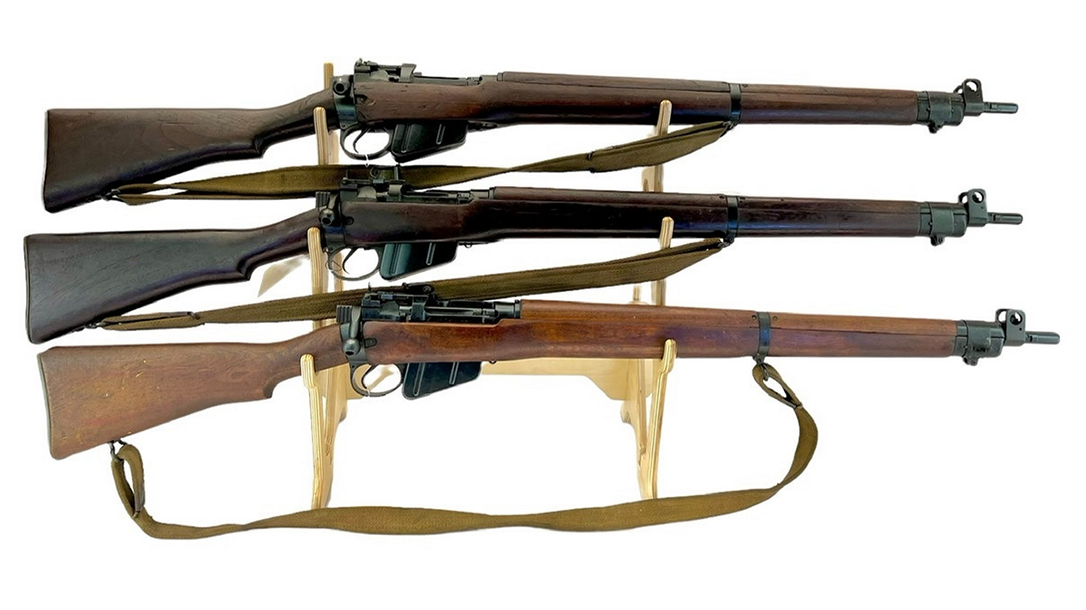 Navy Arms located and is offering rare Enfield #4 Mark 1 rifles from WWII.