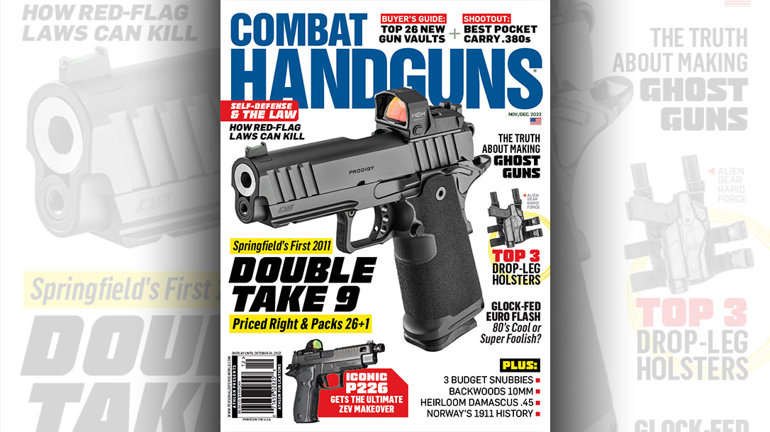 The Nov/Dec 2022 issue of Combat Handguns.
