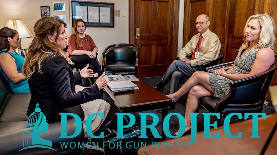 DC Project Founder Dianna Muller meets with Rep. Marjorie Taylor Greene.