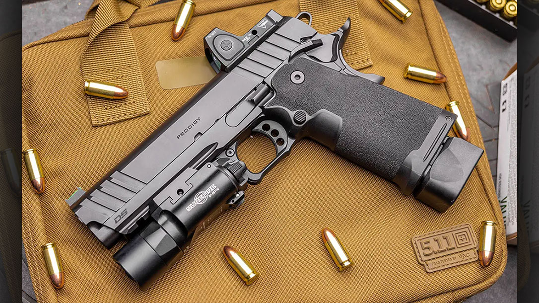 The Springfield Armory 1911 DS Prodigy.