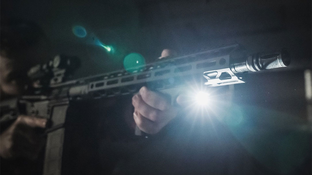 The Viridian 4LUX CQ Grip Light.