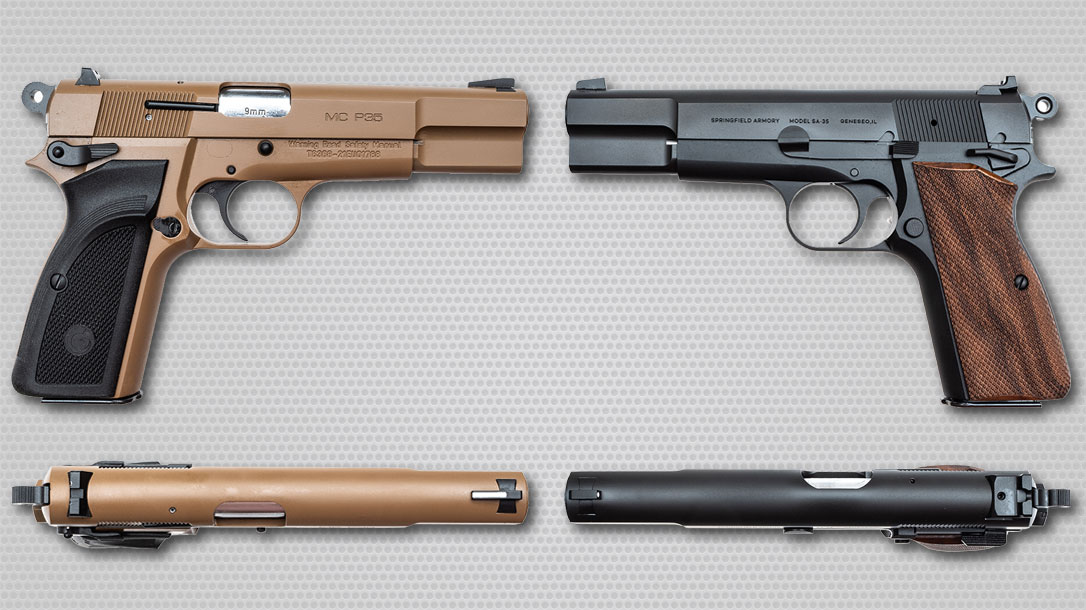 Browning Hi-Power duel.