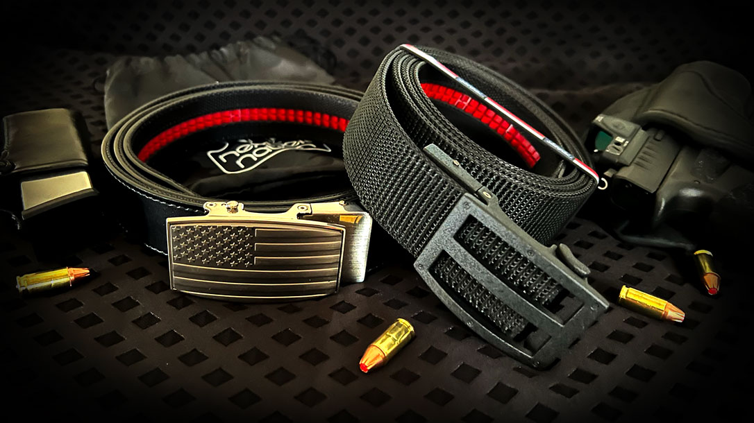The Nexbelt concealed carry gun belt.