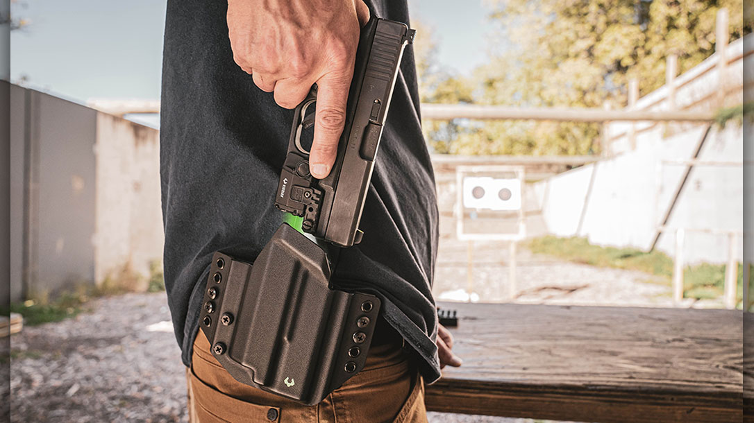 Custom, American-Made Viridian Kydex Holsters.
