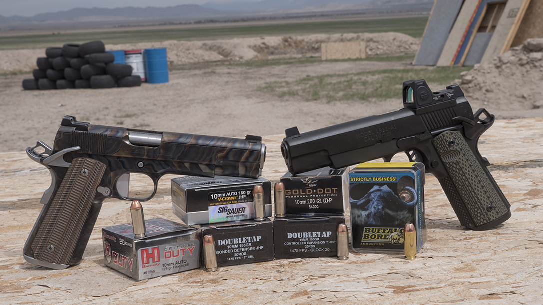 10mm Pistol, ammo, ammunition, self-defense pistols