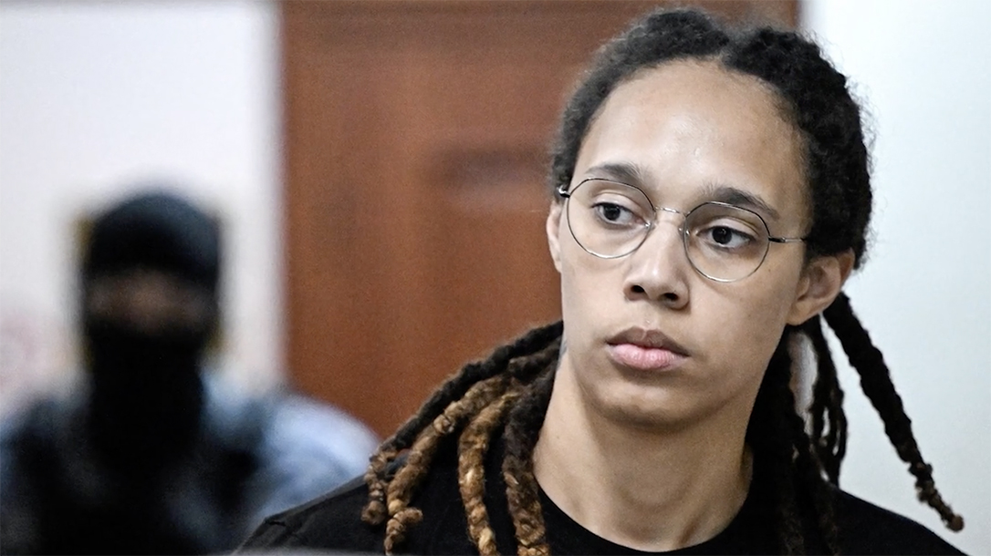 WNBA star Brittney Griner released in prisoner swap.