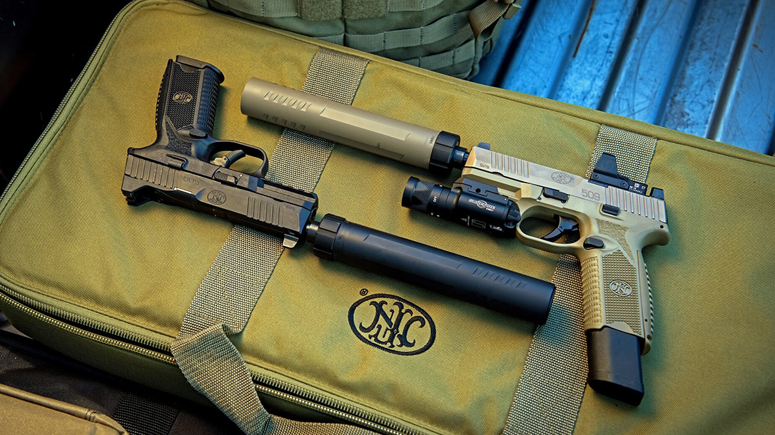 The FN Rush 9Ti marks FN's first commercial suppressor.