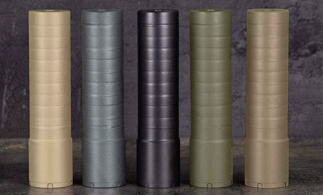 SilencerCo custom paint service offers Cerakote.