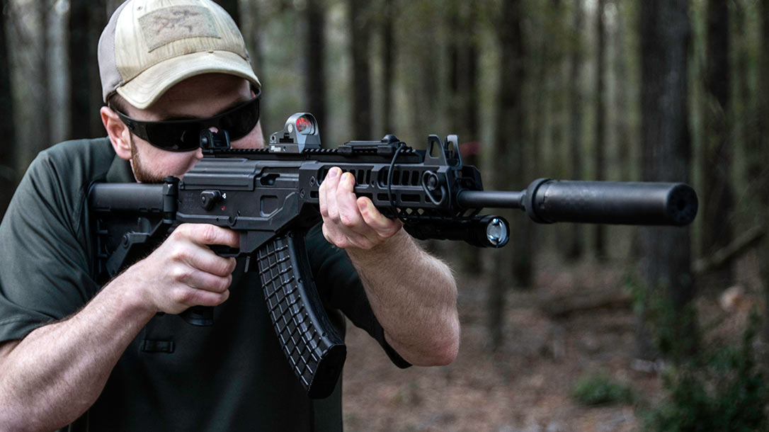 The tricked out Galil Ace.