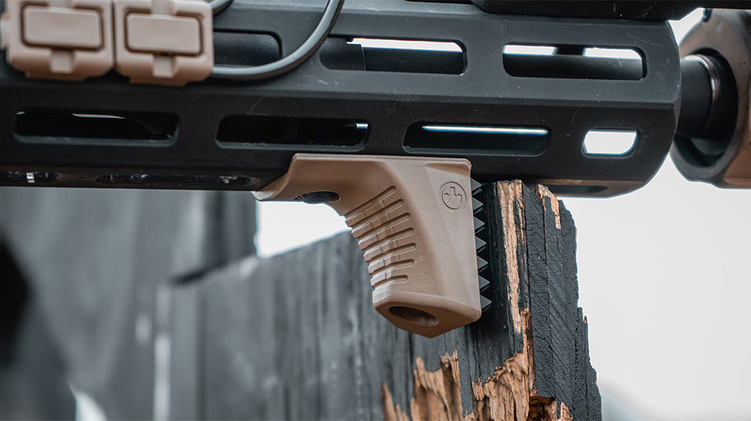 The Magpul M-LOK Barricade Stop.