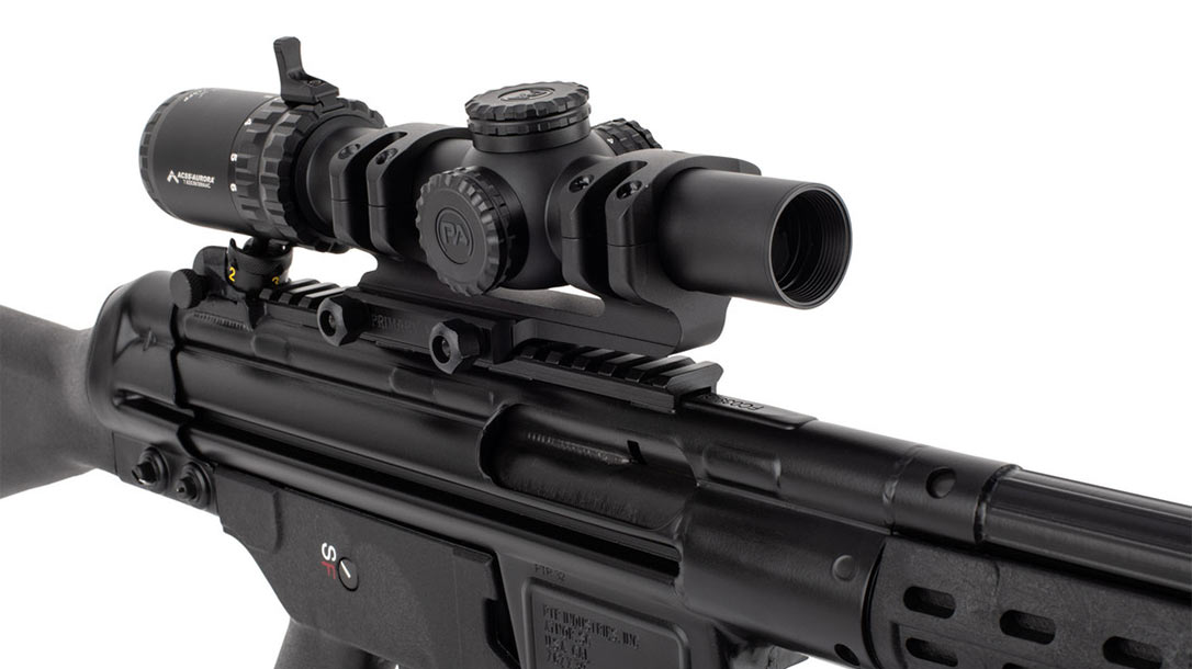 The Primary Arms Optics SLx 1-6x24mm Gen IV SFP Rifle Scope.