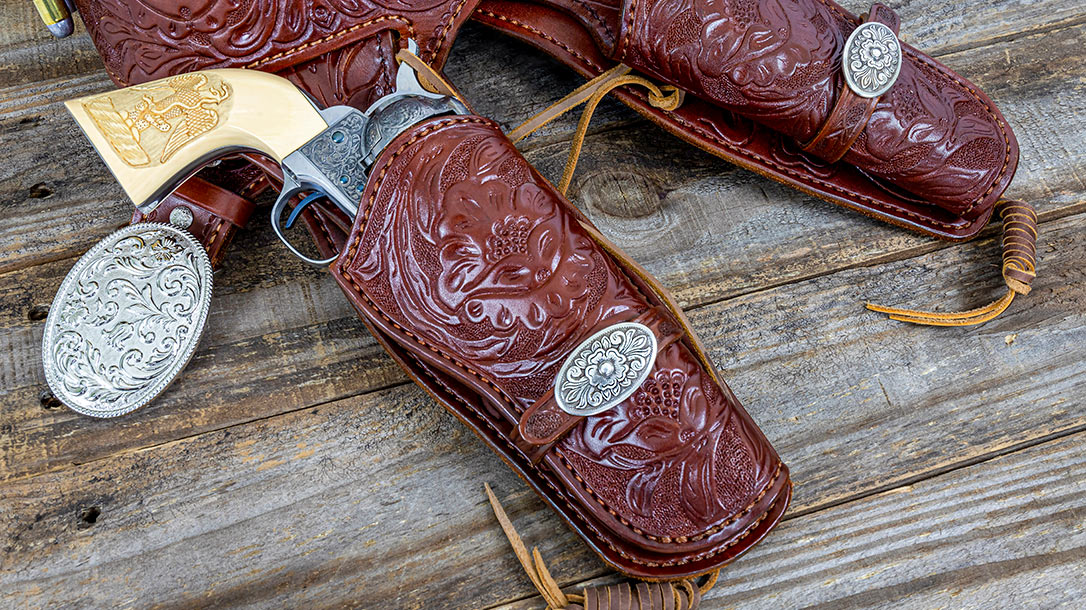 The leather rig inspired by the movie Silverado.