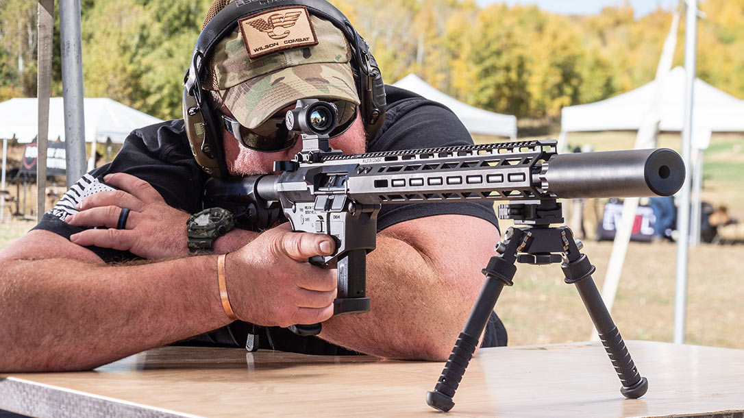 The Wilson Combat AR9X Carbine.