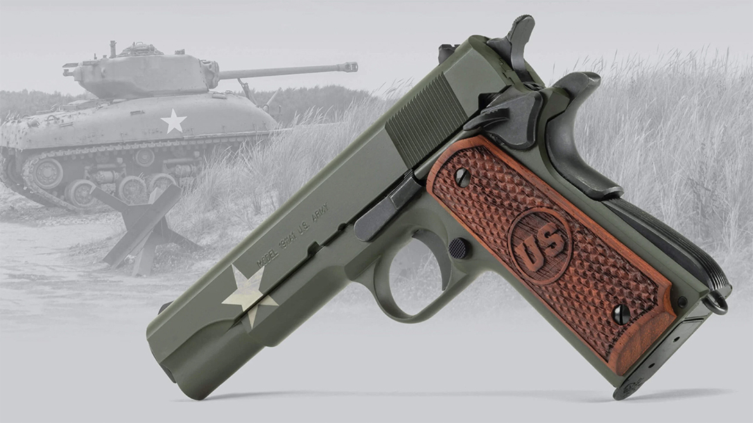 The Auto-Ordnance Tanker 1911 honors the M4 Sherman tankers of WWII.