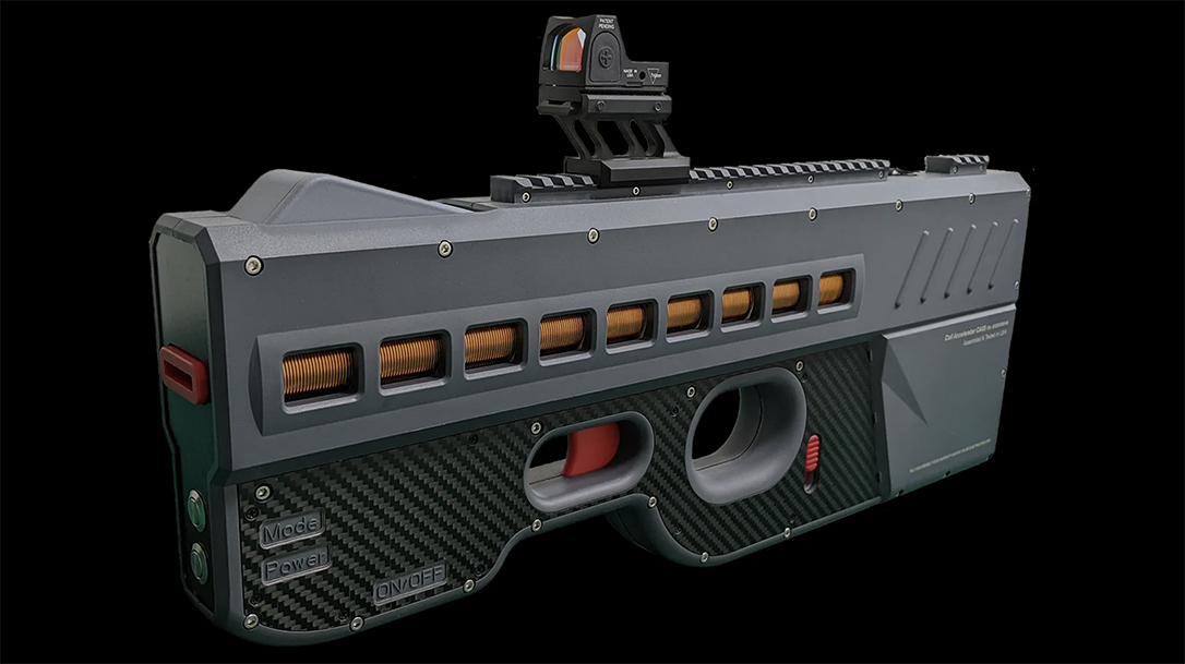 The railgun technology of the new E-Shotgun.