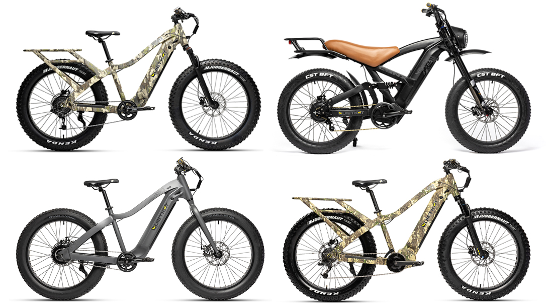 The all new crop of QuietKat E-bikes for 2023.