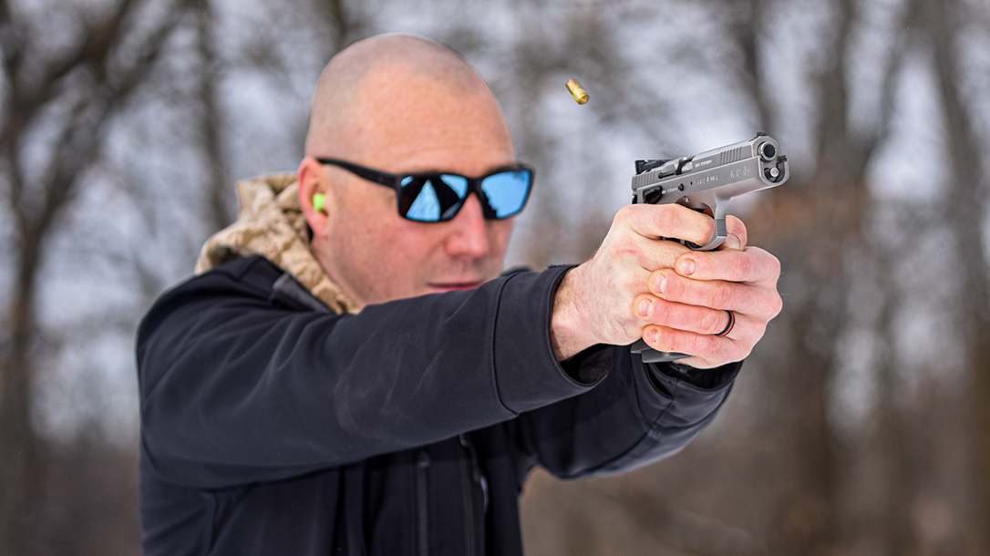 Shooting the SAR K12 Sport proved its worth as a competition pistol.