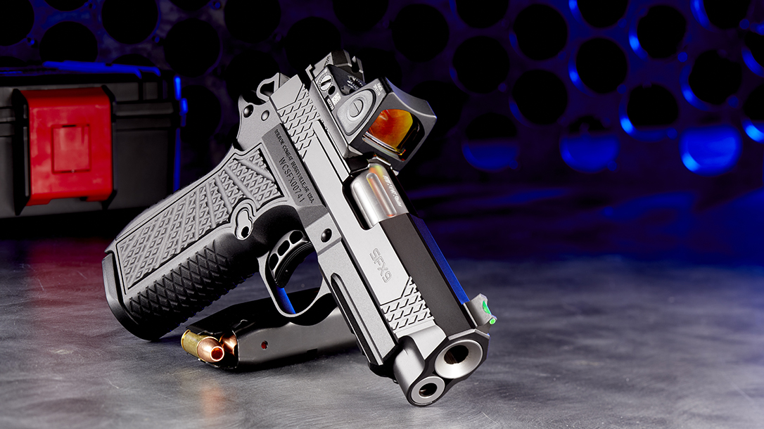 The 4-inch SFX9 brings combines high capacity and best-in-class features into a formidable carry pistol.