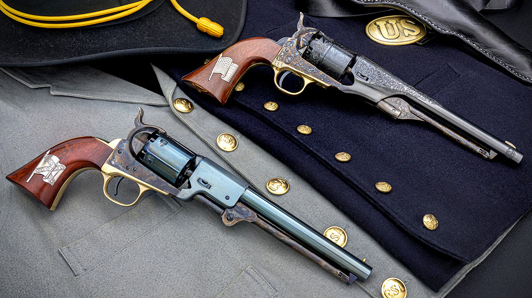 The Cimarron Civil War Commemorative Revolvers.