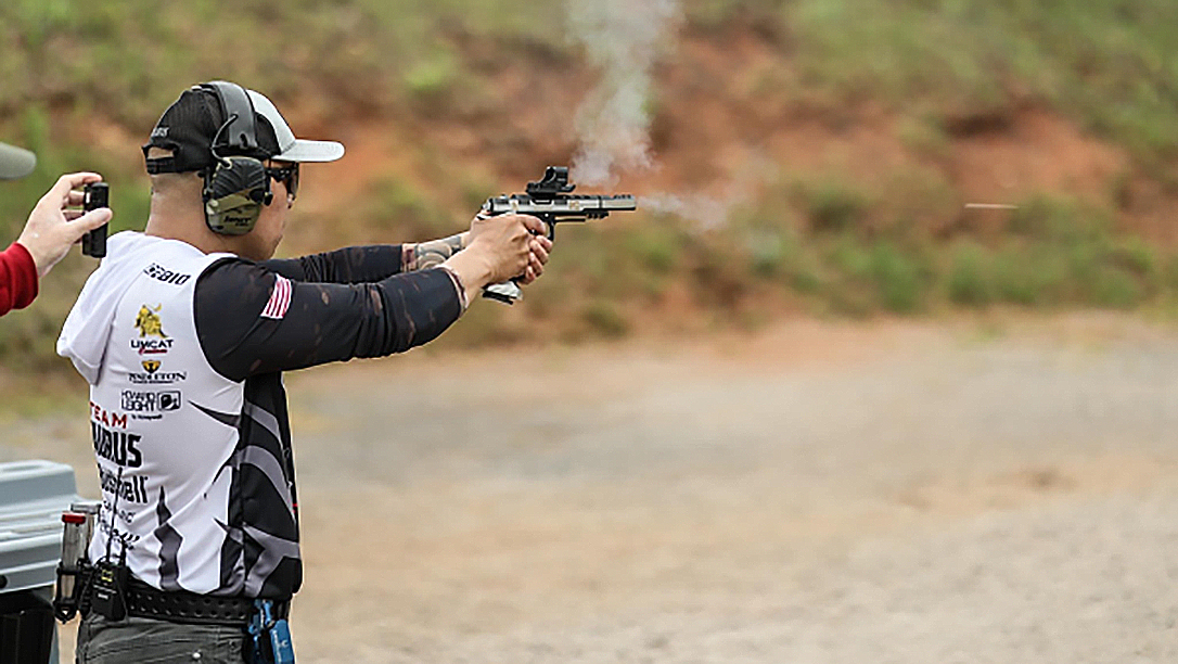 KC Eusebio wins his 10th speed shooting championship.