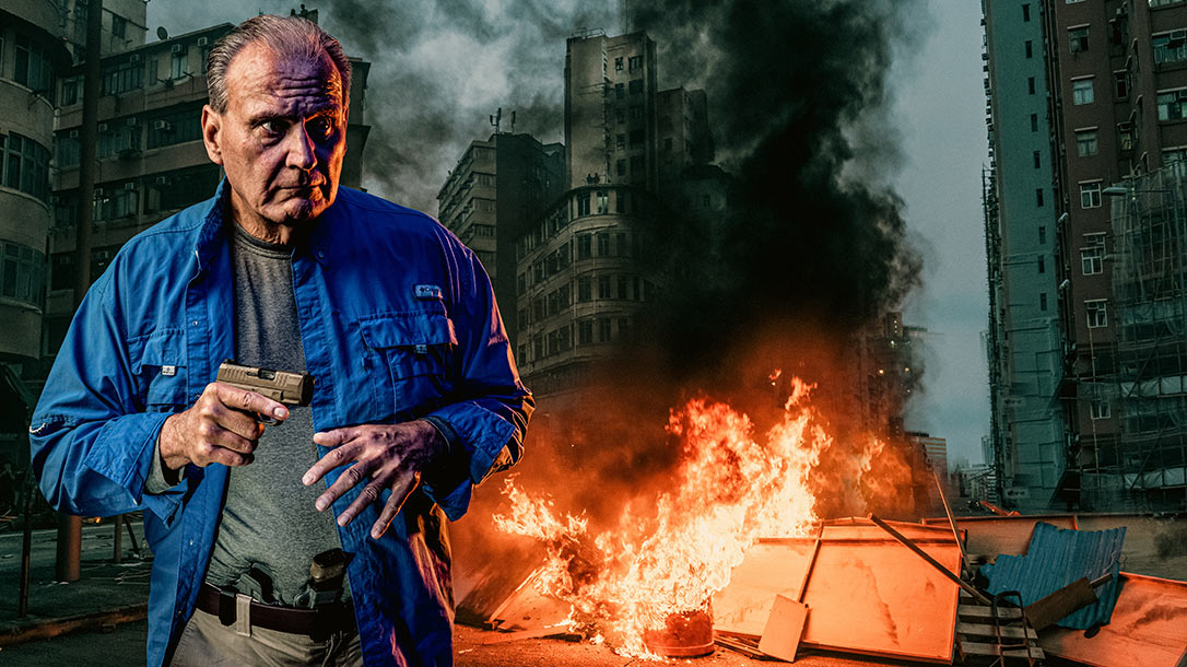 A sidecar magazine holster provides extra ammo in trying times.