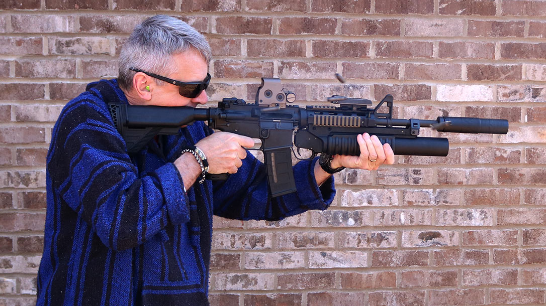 The SilencerCo Gas Defeating Charging Handle.